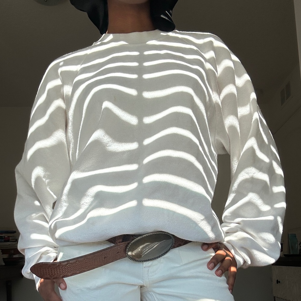 White Vintage Crewneck